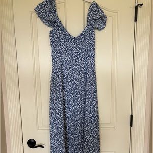 Floral print maxi dress
